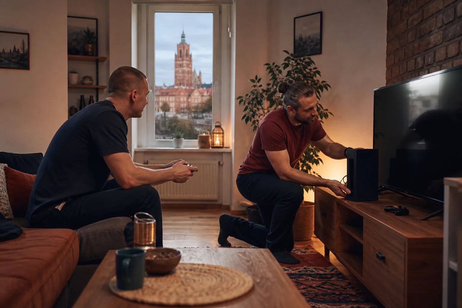 Pierwsze podłączenie w mieszkaniu